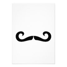 Moustache Invitation