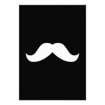 Moustache Invitation