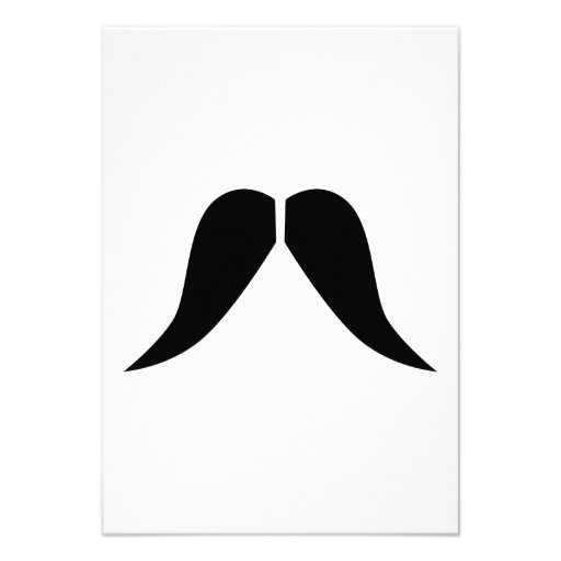 Moustache Invitation