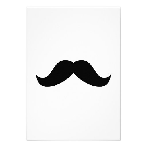 Moustache Invitation