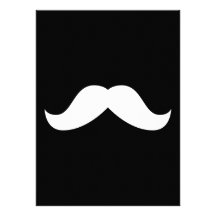 Moustache Invitation