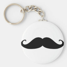 Moustache! Key Chains