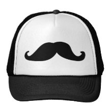 Moustache Mesh Hat