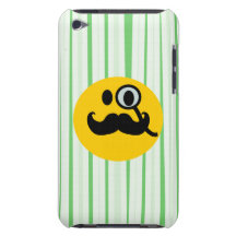 Moustache monocle Smiley iPod Touch Covers