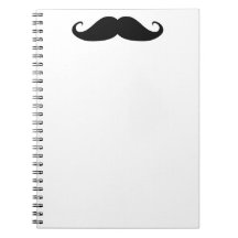 Moustache notebook