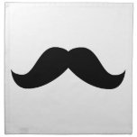 Moustache Printed Napkins