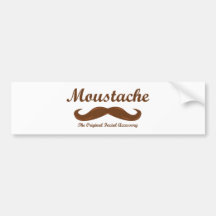 Moustache - The Original Facial Accessory Bumper Stickers