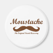 Moustache - The Original Facial Accessory Fridge Magnet