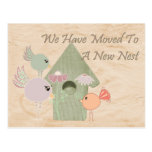 Moved To A New Nest Postcard