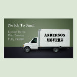 Mover or Moving Company business cards