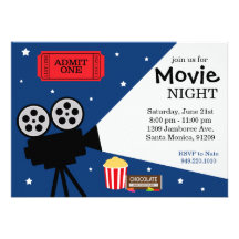 Movie Night Invitation