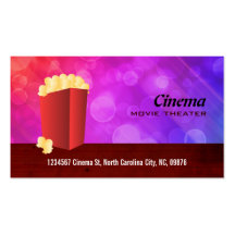 Movie Theatre Business Cards