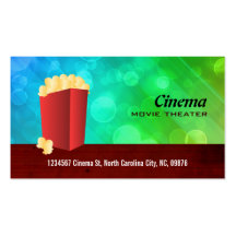 Movie Theatre Business Cards