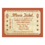 Movie Ticket invitations