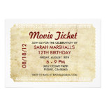 Movie Ticket invitations