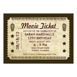Movie Ticket invitations