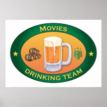 Movies Drinking Team Print