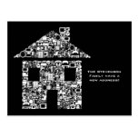 Moving House New Address Notification Note Card Postcards
