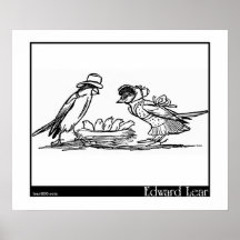 Mr. and Mrs. Spikky Sparrow Print