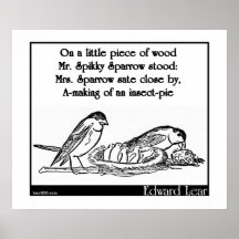 Mr. and Mrs. Spikky Sparrow Posters