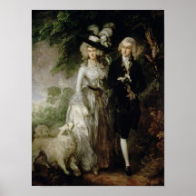Mr and Mrs William Hallett , c.1785 Posters
