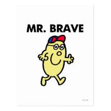 Mr Brave Classic Postcard