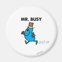 Mr Busy Classic 1 Refrigerator Magnet