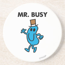 Mr Busy Classic 2 Beverage Coasters