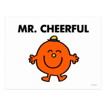 Mr Cheerful Classic Postcard