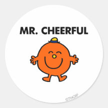 Mr Cheerful Classic Sticker