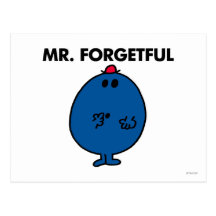 Mr Forgetful Classic Postcard