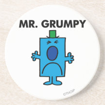 Mr Grumpy Classic Beverage Coaster