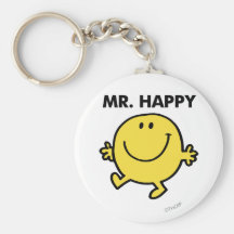 Mr Happy Classic 2 Key Chains
