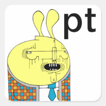 Mr.IateHErMayo Square Stickers