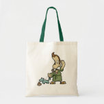 Mr.Morning Balloon head Tote Bags