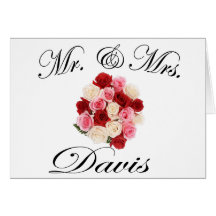 Mr & Mrs. Davis Card