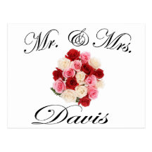 Mr & Mrs. Davis Postcards