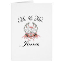 Mr & Mrs. - Jones Card
