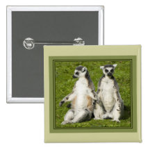 Mr & Mrs Lemur Button