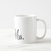 Mr. & Mrs. Unique Items Coffee Mug