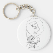 Mr Mummific in Love Key Chains