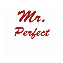 Mr. Perfect! Postcards