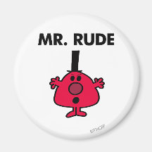 Mr Rude Classic Refrigerator Magnet
