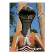 Mr Snake AKA Cobra Head ... Buddhist Hell Card