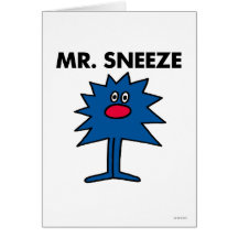 Mr Sneeze Classic Greeting Card