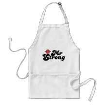 Mr Strong Logo 1 Aprons