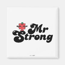 Mr Strong Logo 1 Refrigerator Magnet