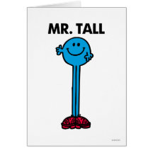 Mr Tall Classic Greeting Cards