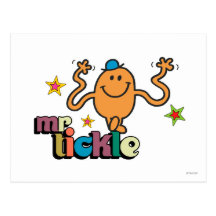 Mr Tickle Stars Postcard