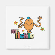 Mr Tickle Stars Refrigerator Magnets